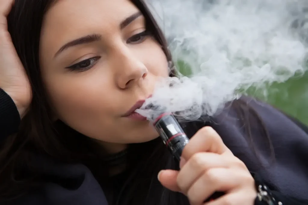 Vapoteuse sans nicotine